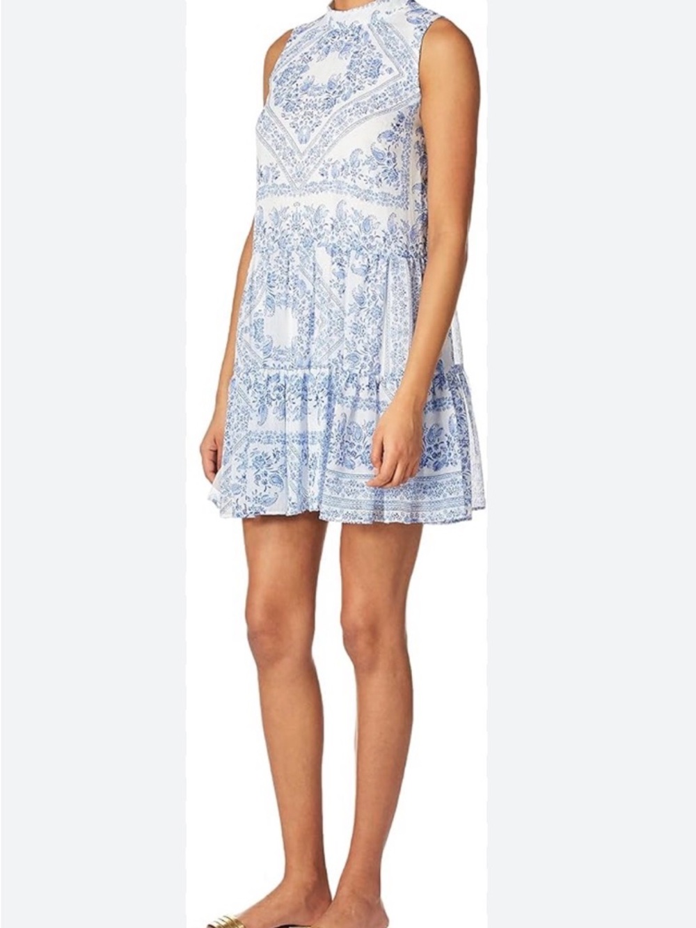 Calvin Klein Sleeveless Tiered Dress